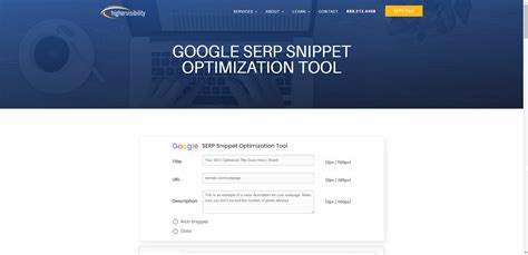 google snippet tool|Google SERP Snippet Optimization Tool .